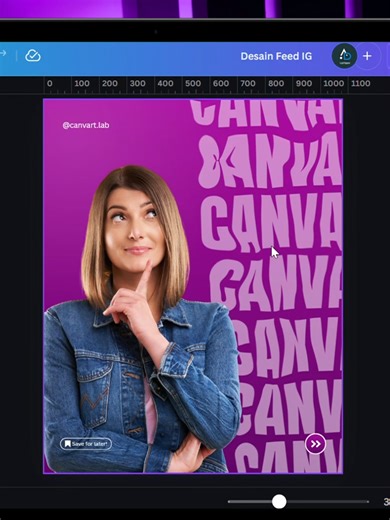 Canva tutorial #canva #canvadesign #canvart #desainergrafis