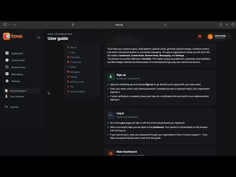 Getting Started with Tova | Automate Your LinkedIn Content in Minutes