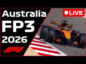 🔴F1 LIVE - Australia GP FP3 - Commentary + Live Timing