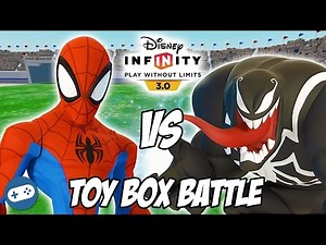 Spiderman VS Venom Disney Infinity 3.0 Toy Box Versus Marvel Fight