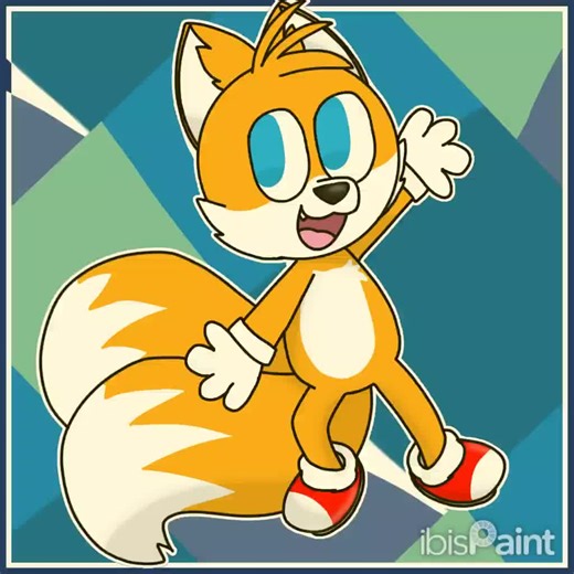 I tried Yellow art (Speedpaint/Tails Prower)