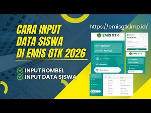 HOW TO ENTER STUDENT DATA IN EMIS GTK 2026