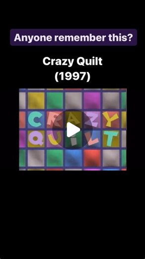 Childhood Nostalgia 🌈 on Instagram: "Crazy Quilt (1997) Aired/Released on: Treehouse TV & DVD 📺 Did you grow up with this show? 🦝 #childhood #nostalgia #childhoodmemories #kidstv #treehousetv #canadiantv #crazyquit #90s #throwback #reels"