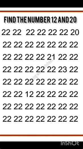Spot the Odd Number Challenge 🔥 Only Sharp Eyes Can Find It!” 👀#shortsfeed