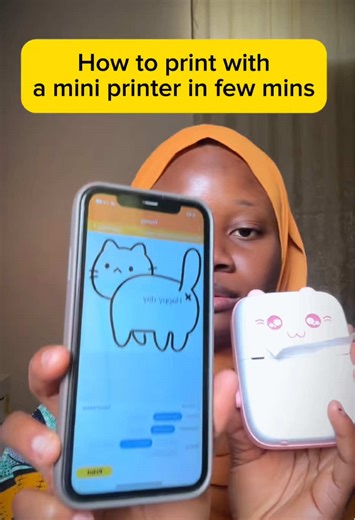 In just few mins your stickers is ready. Get this portable printer for just 26,000 via website link in bio or IG: Package island or WhatsApp 08039898461 #miniprinterthermal #packagingforsmallbusiness #packagingitemvendorinkano #packagingvendorinniger