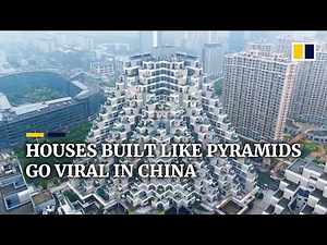 Houses built like pyramids go viral in China