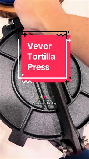 POV: taco night just leveled UP and I’m never going back 🌮🔥 This tortilla press cast iron skillet combo is giving homemade, fresh, warm tortillas in minutes… and yes, it tastes 100x better than store-bought 👀 Press, cook, flip—done. Perfect for tacos, quesadillas, flatbreads, even sourdough tortillas if you’re feeling extra ✨ The cast iron heats evenly so you get that perfect golden finish every time, and the press makes them all the same size (no more weird shaped tortillas 😂) If you’ve bee