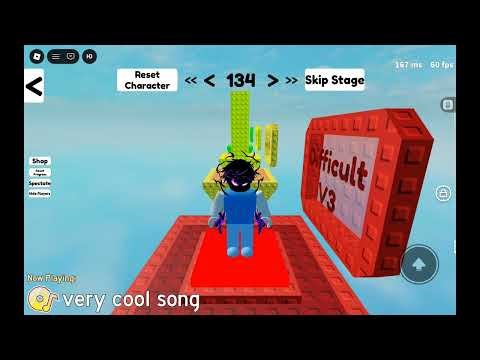 One jump per difficulty chart obby stages 122 to 140