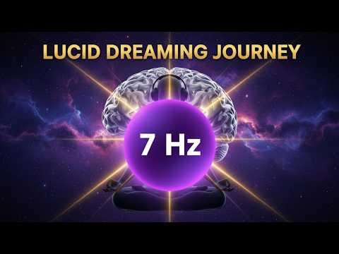 7 Hz THETA WAVES: Deep Sleep Hypnosis & Lucid Dreaming Trigger (Pure Tone)
