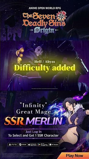 [The Seven Deadly Sins: Origin] Version 1.5 Special Update Livestream Preview #5