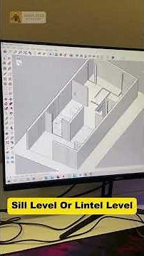 🚨Software - Sketchup🚨Plan to Walls in Minute #trendingshorts