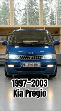 Satisfying Rust Removal: 1997~2003 Kia Pregio Van Restoration 🛠️🚐 #shorts