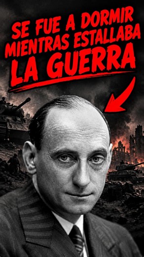 El presidente que se fue a DORMIR mientras estallaba la guerra 🛌🇪🇸