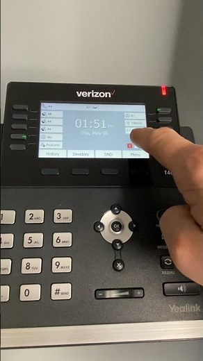 Setting up a intercom speed dial on the Yealink T46 Verizon OneTalk Desk Phone