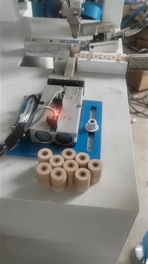 Full Automatic Screw Driving Machine Round Bar Threading Machine #machine #wood