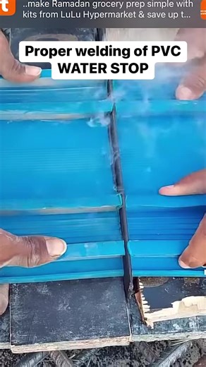 324K views · 273 reactions | Proper welding of PVC Water stop | Daily Dose of Construction | Facebook