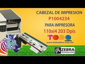 Cabezal de Impresion ZEBRA para 140Xi4 203Dpis P1004234