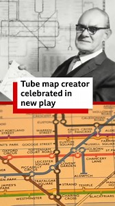 A play exploring the life of London Tube map creator Harry Beck has opened on the 50th anniversary of his death. #london #londonnews #tube #londonunderground #play #theatre | BBC London
