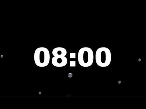 8 Minute Timer with Alarm | Simple Countdown (Full Screen) – ClockUnit