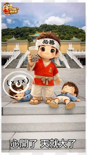 3秒猜成語！故宮階梯挑戰！這成語暗示超明顯？ EP29 #3秒猜成語 #步步高升 #台北環島 #阿廣 #必勝 #故宮博物院 #珍珠奶茶 #Shorts #成語挑戰 #台北景點 #優雅生活 #教育趣味