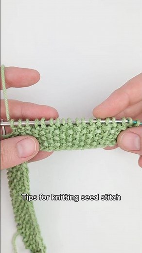 How to knit Seed Stitch - Tips for knitting Seed Stitch