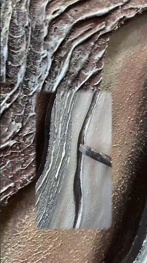 Hand-painted 3D textured abstract oil painting wall art