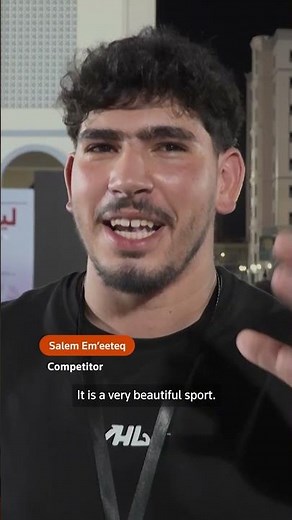 Libyans flex their strength in truck-pulling competition