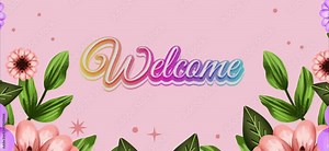 Welcome, Welcome Motion Video, Welcome Animation Banner With Natural View