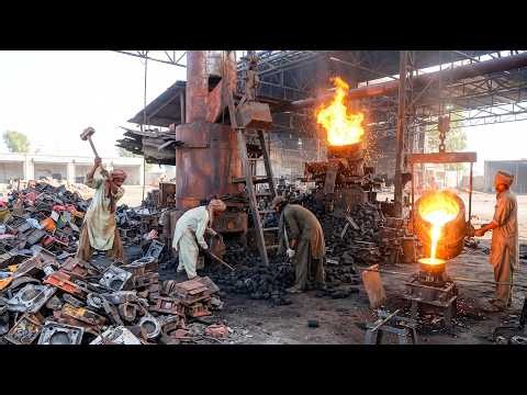 Extreme Process - How Pakistani Workers Work in a DANGEROUS ENVIRONMENT - ‪@Pakistani-Hands‬