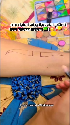 Jannat Makeover on Instagram: "make up tutorial💄👄 Jannat s’makeover @highlight #reelsviralシ #reelsfbシ #reelsfypシ"