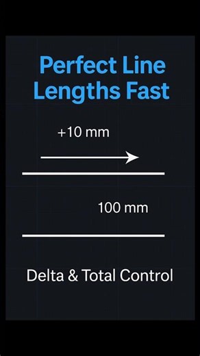 LENGTHEN Command Secrets: Delta vs Total for Perfect Dimensions #AutoCAD #Tutorial #Engineering