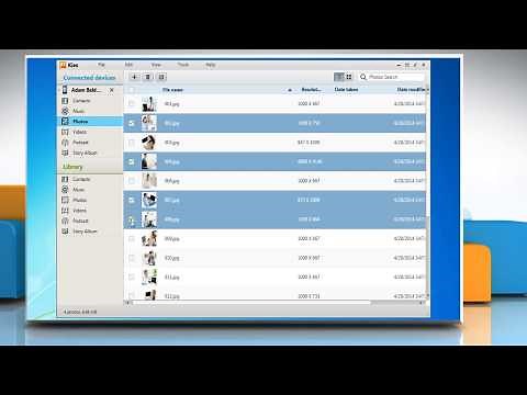 How to transfer media files using Samsung® Kies on Samsung® GALAXY S4