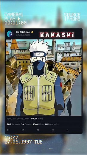 😎 Copy Ninja Kakashi Hatake [amv Edit] 😱 #shorts #anime
