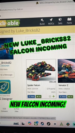 763 reactions · 22 shares | NEW FALCON INCOMING FROM THE CREATOR WHO...