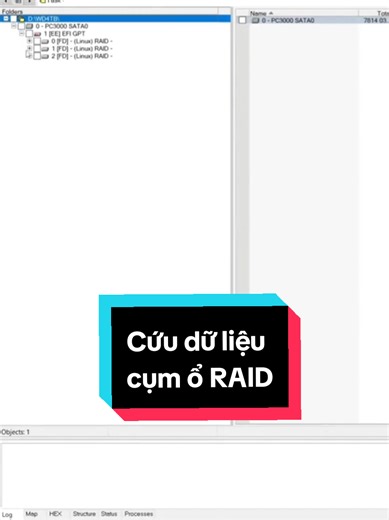 Thêm mình hỗ trợ cứu dữ liệu cụm ổ cứng chạy RAID 0,1, 5, 10, ...vv Anh em cần liên hệ #ocungchayraid #cuudulieumaytinh #cuudulieuhdd #usbmatdulieu #khoiphucdulieu #usb