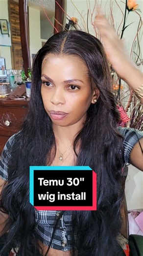 Temu Mix Fiber Synthetic Wig Installation Guide
