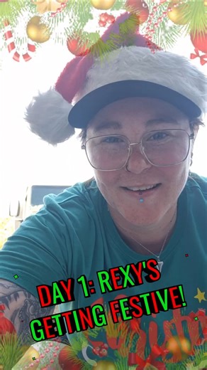 Rexmas Day 1: Rexy's getting festive ✨️🎄