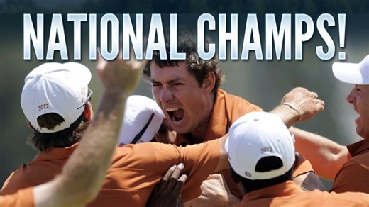 Texas wins the 2012 DI Men's Golf Championship