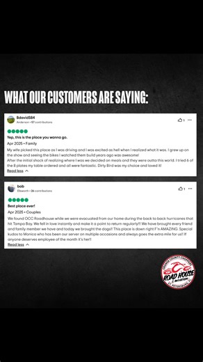  #1 of 600 Restaurants in Clearwater and it’s all thanks to YOU! �...