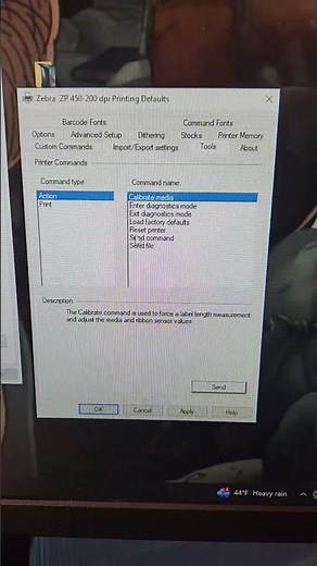 How to Calibrate Zebra Lable Printer