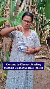 എത്ര വൃത്തികേടായ Washing Machine നും നിമിഷങ്ങൾക്കുള്ളിൽ വൃത്തിയാക്കാം Comment for link #washingmachine #amazonfinds #homecleaning #amazon #cleaner Klenzmo by kleenest washing machine cleaner, happi planet, trending, viral reels, cleaning hacks, washing machine cleaner tablet, eco-friendly washing machine cleaner & descaler, deep clean] | its Me Renya