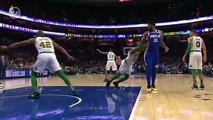 Boston Celtics' Marcus Smart was ejected and Philadelphia 76ers' Joel Embiid got a technical after this altercation in Philly. | ESPN