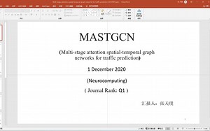 Multi-stage attention spatial-temporal graph networks for traffic prediction