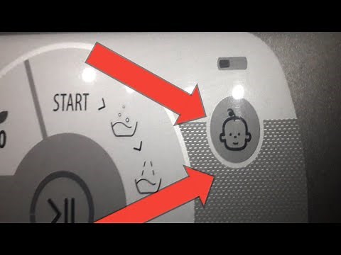 How to turn off your Hotpoint washer with child lock on