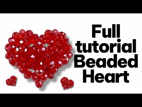 Create a beautiful beaded heart with me 💖