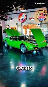 1972 De Tomaso Pantera – Italian Style with American V8 Power