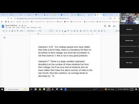 Statistics Webinar on Regression Analysis