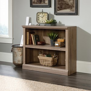 Sauder Select 2-Shelf Bookcase, Salt Oak Finish