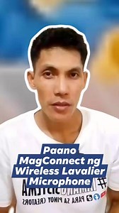 10K views · 122 reactions | Paano MagConnect ng Wireless Lavalier Microphone #usefulvlog #BeginnersGuide #wirelesslavaliermicrophone | Useful vlog | Facebook