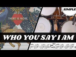 Simple Drums for Who You Say I Am by Hillsong